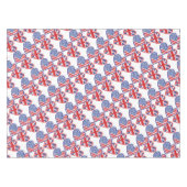 アメリカ – - – イギリス – 愛 テーブルクロス (正面(横))