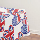 アメリカ – - – イギリス – 愛 テーブルクロス (インサイチュ)
