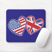 アメリカ – - – イギリス – 愛 マウスパッド (マウス)