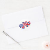 アメリカ – - – イギリス – 愛 ラウンドシール (封筒)