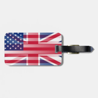 アメリカ+イギリス+旗+荷物タグ ラゲッジタグ