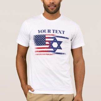 アメリカ・イスラエル国旗 Tシャツ