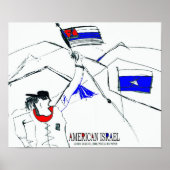 アメリカ・イスラエル ポスター (正面)