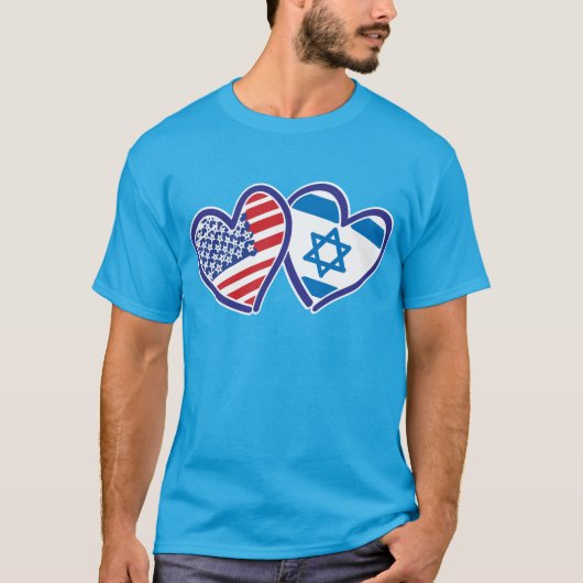 アメリカ – イスラエル – ラブファイナル Tシャツ (正面)