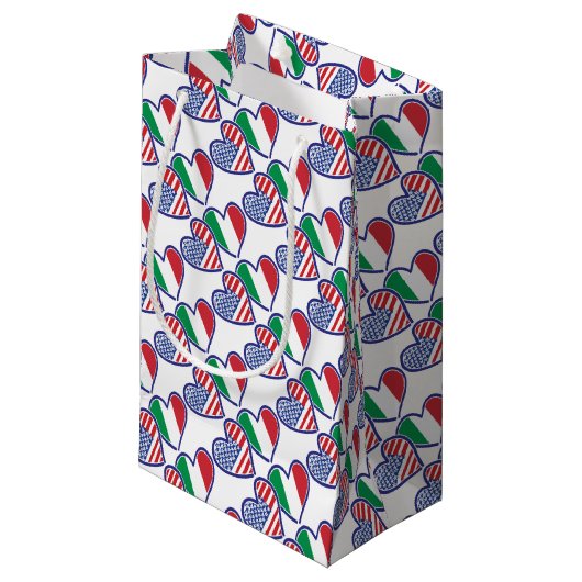 アメリカ – イタリア – 愛 スモールペーパーバッグ (正面アングル)