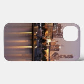 アメリカ、イリノイ、シカゴの夕暮れ時のスカイライン Case-Mate iPhoneケース (裏面 (横))
