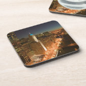 アメリカ、イリノイ、シカゴ：ループ：建物 コースター (左側)