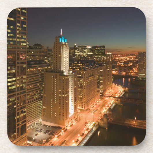 アメリカ、イリノイ、シカゴ：ループ：建物 コースター (正面)