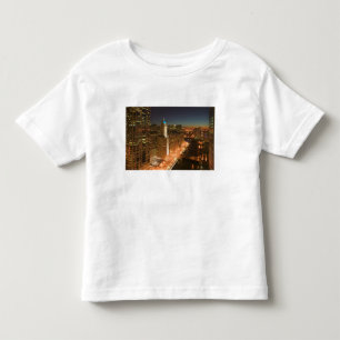 アメリカ、イリノイ、シカゴ:ループ:建物 トドラーTシャツ