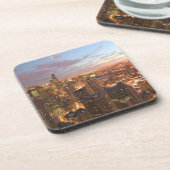 アメリカ、イリノイ、シカゴ：夕べビュー コースター (左側)