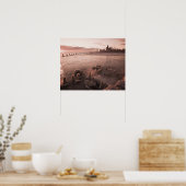 アメリカ、イリノイ、シカゴ、湖の上の都市スカイライン4 ポスター (キッチン)