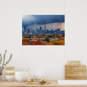 アメリカ、イリノイ、シカゴ、街並み ポスター (キッチン)