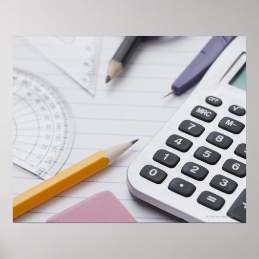 アメリカ、イリノイ、メタモラ、学校での静物生活 ポスター (正面)