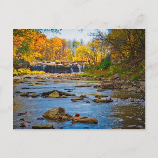 アメリカ、インディアナ。白内障滝州レクリエーション ポストカード (正面)