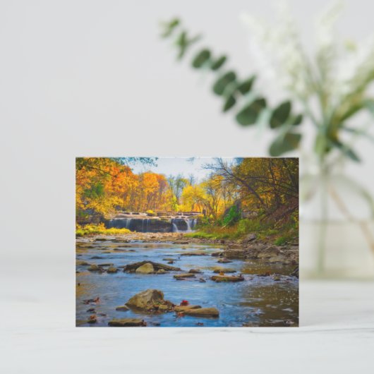 アメリカ、インディアナ。白内障滝州レクリエーション ポストカード (スタンド正面)