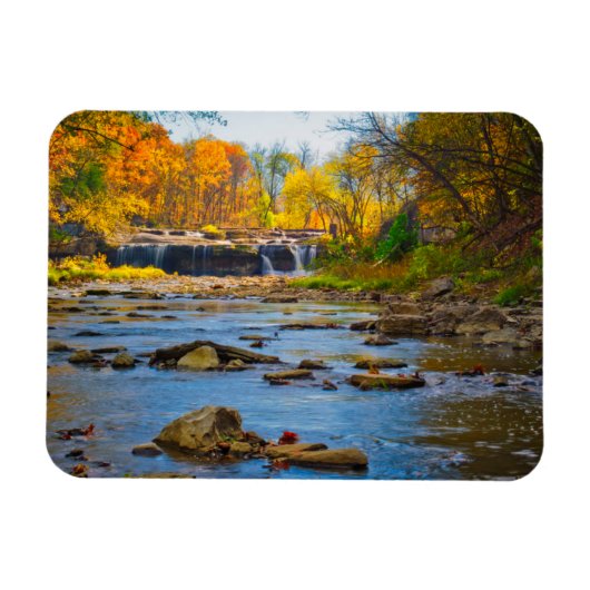 アメリカ、インディアナ。白内障滝州レクリエーション マグネット (横)