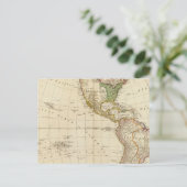 アメリカ – インディアン部族の集落 ポストカード (スタンド正面)