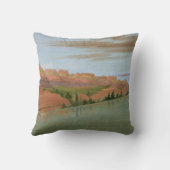 アメリカ·インディアン·ティーピーとシーナリー、カトリン クッション (裏面)