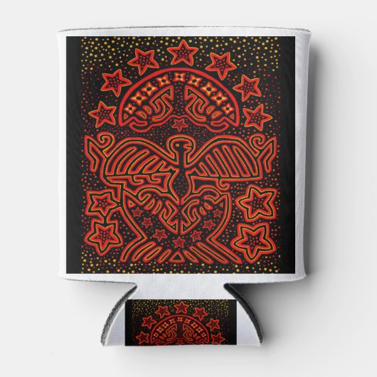 アメリカ・イーグル・パトリオット – 民主主義のために戦う! 缶クーラー (正面)