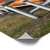 アメリカ、ウィスコンシン州、ウォッシュバーン:スペリオール湖 ポスター (角)