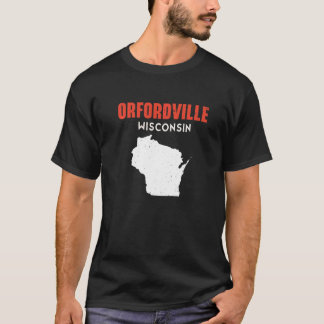アメリカ ウィスコンシン州 オーフォードビル アメリカ旅行 ウィスコンシン州 Tシャツ
