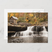 アメリカ, ウェストバージニア州, クリフトップ. バブコック州立公園 ポストカード (正面/裏面)