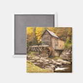 アメリカ、ウェストバージニア、クリフトップ。バブコック州2 マグネット (正面/裏面)