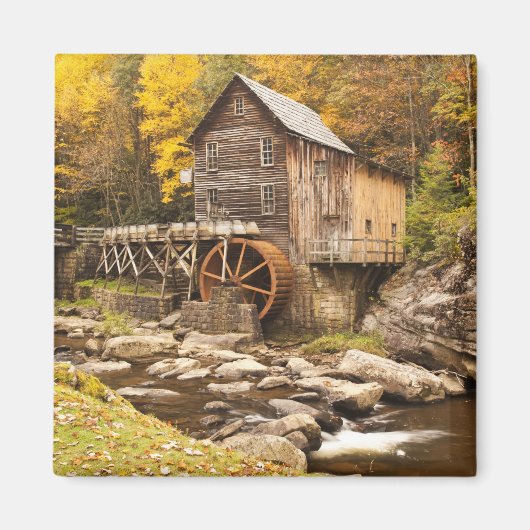 アメリカ、ウェストバージニア、クリフトップ。バブコック州2 マグネット (正面)