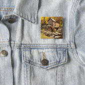 アメリカ、ウェストバージニア、クリフトップ。バブコック州2 缶バッジ (インサイチュ)