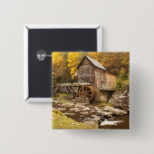 アメリカ、ウェストバージニア、クリフトップ。バブコック州2 缶バッジ (正面&裏面)