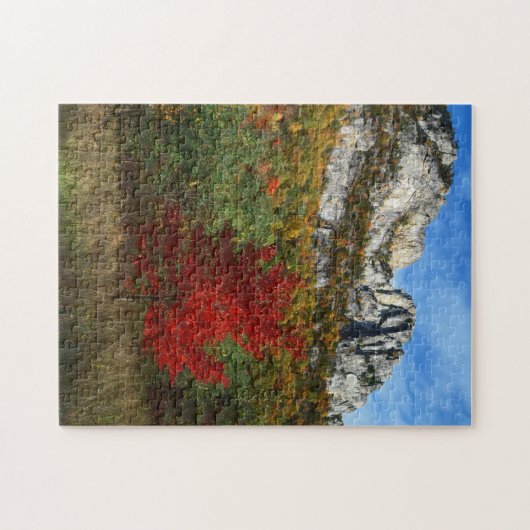 アメリカ、ウェストバージニア、スプルース・ノブ – セネカロック ジグソーパズル (横)