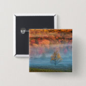 アメリカ、ウェストバージニア、デイビス。ミスティ·バレーと 缶バッジ (正面&裏面)