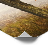 アメリカ、ウェストバージニア、デイビス。秋のアカエデ ポスター (角)