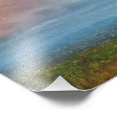 アメリカ、ウェストバージニア、デイビス。霧の多い谷と フォトプリント            (角)