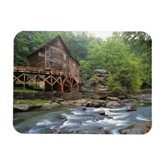 アメリカ、ウェストバージニア、バブコックSP。グラー素朴ド マグネット (横)