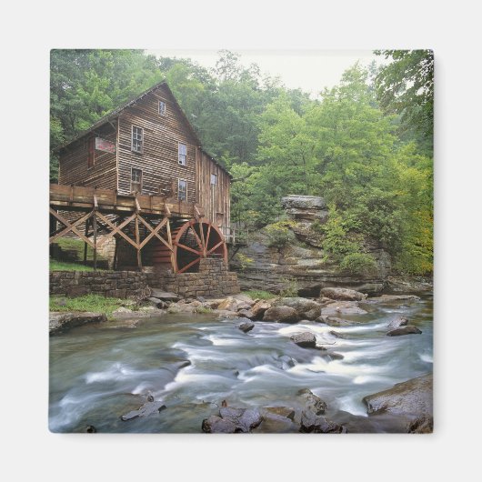 アメリカ、ウェストバージニア、バブコックSP。グラー素朴ド マグネット (正面)