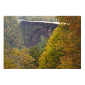 アメリカ、ウェストバージニア、ファイエットビル。ニューリバー フォトプリント            (正面)