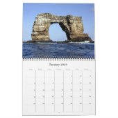 アメリカ – エクアドル – ガラパゴス –  カレンダー (1月 2026)