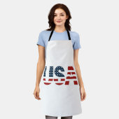 アメリカ。 エプロン (着用した状態)