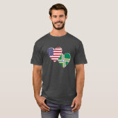 アメリカ オレゴン州ポートランド市旗ギフト Tシャツ (正面フル)