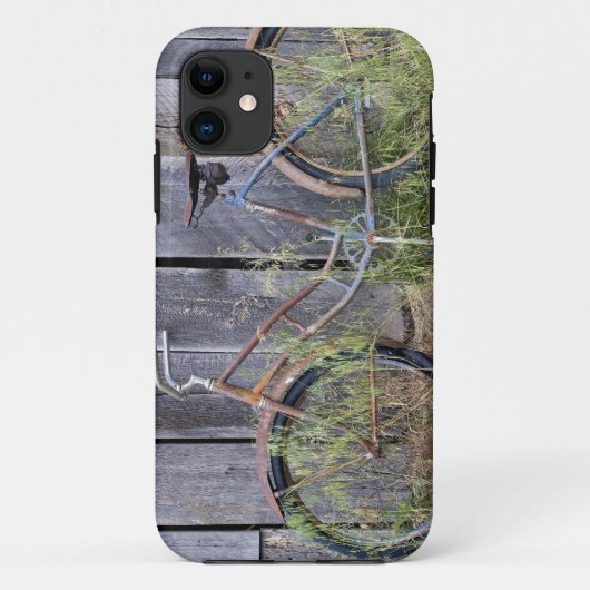 アメリカ、オレゴン州、ベンド　廃れた古い自転車 Case-Mate iPhoneケース (裏面)