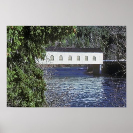 アメリカ、オレゴン。~を横切る拾い上げ ポスター (正面)