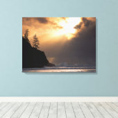 アメリカ,オレゴン,オスワルド西州公園の近く,遅い キャンバスプリント (インサイチュ (ウッドフロア))