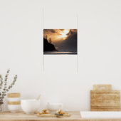 アメリカ，オレゴン，オスワルド西州公園の近く，遅い ポスター (キッチン)