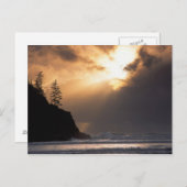 アメリカ,オレゴン,オスワルド西州公園の近く,遅い ポストカード (正面/裏面)