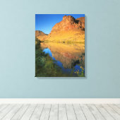 アメリカ、オレゴン、オワイヒリバーキャニオン キャンバスプリント (インサイチュ (ウッドフロア))