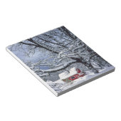 アメリカ、オレゴン、クラカマス郡。新雪が降る ノートパッド (アングル)