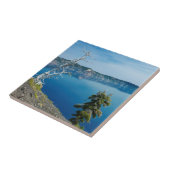 アメリカ、オレゴン、クレーター湖国立公園4 タイル (側面)