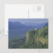 アメリカ、オレゴン、コロンビア川Gorge NSA。ビュー ポストカード (正面/裏面)