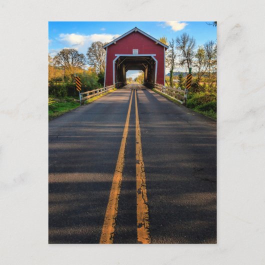 アメリカ，オレゴン，シオ，シマネックブリッジ2 ポストカード (正面)